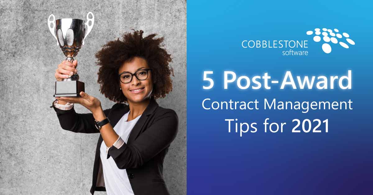 5 Helpful PostAward Contract Management Software Tips for 2021